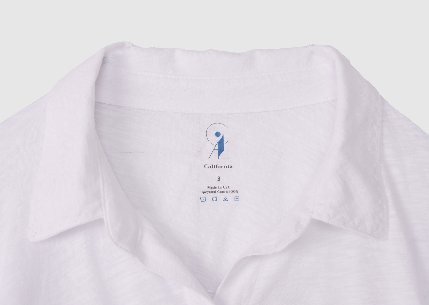 Light Weight Cropped Button Shirt