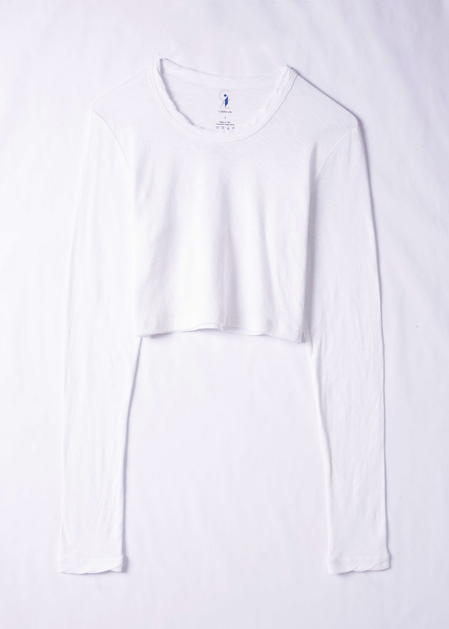 Light Weight Long Sleeve Crop Tee