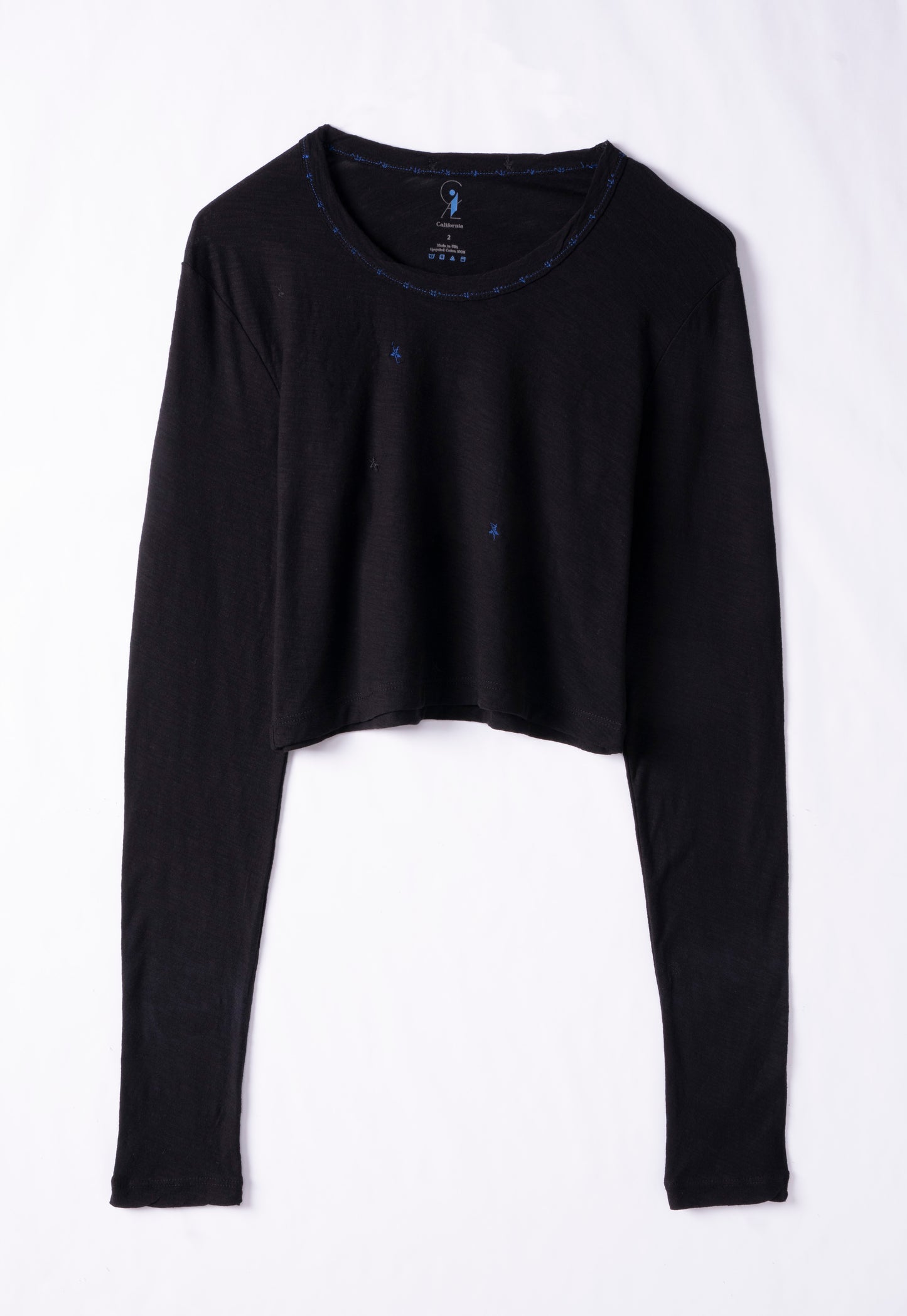 Light Weight Long Sleeve Crop Tee
