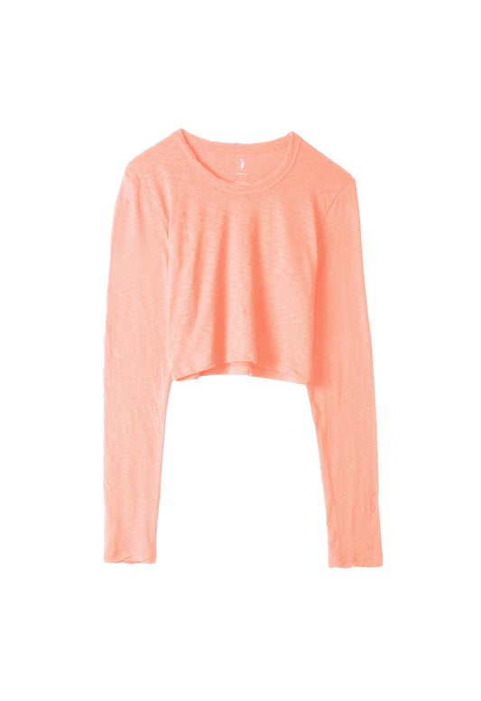 Light Weight Long Sleeve Crop Tee