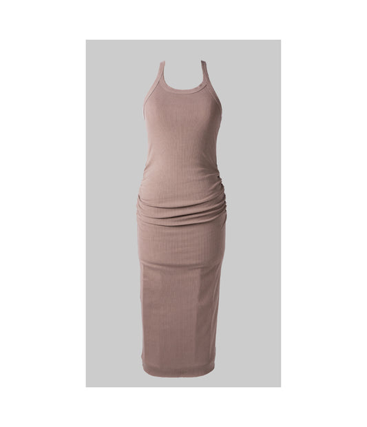 Ruched Rib Dress