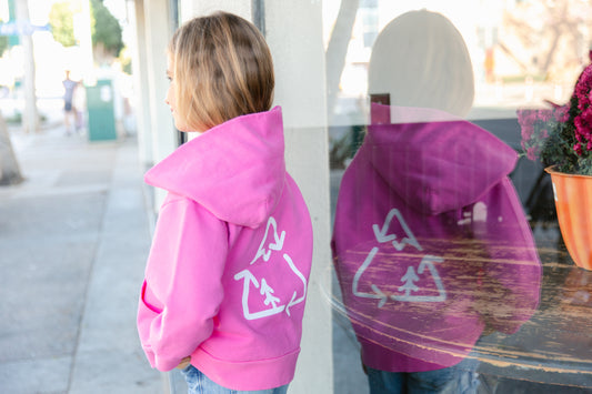 Kids "Recycle" Graphic Hoodie
