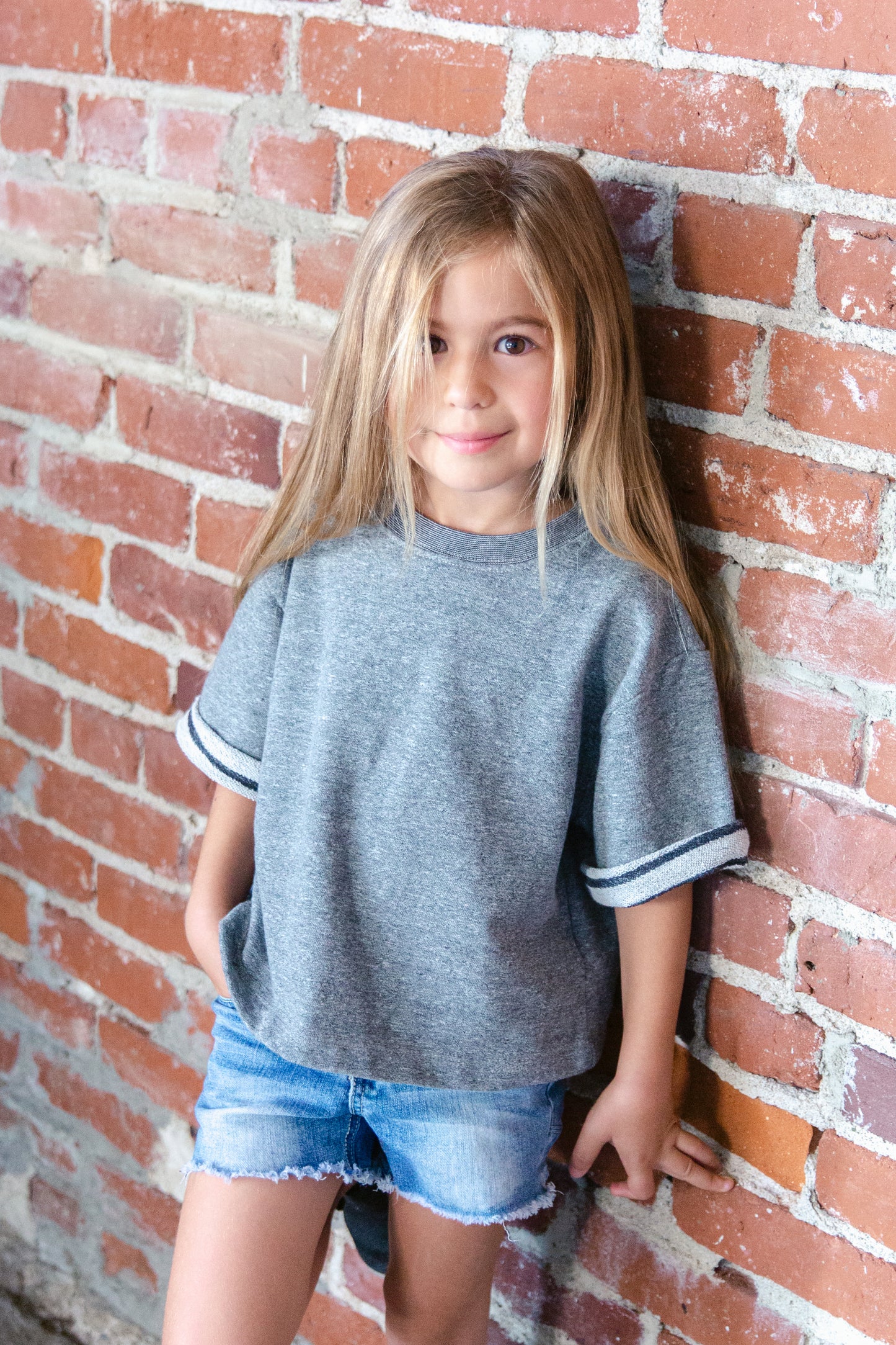 Girls French Terry Tee