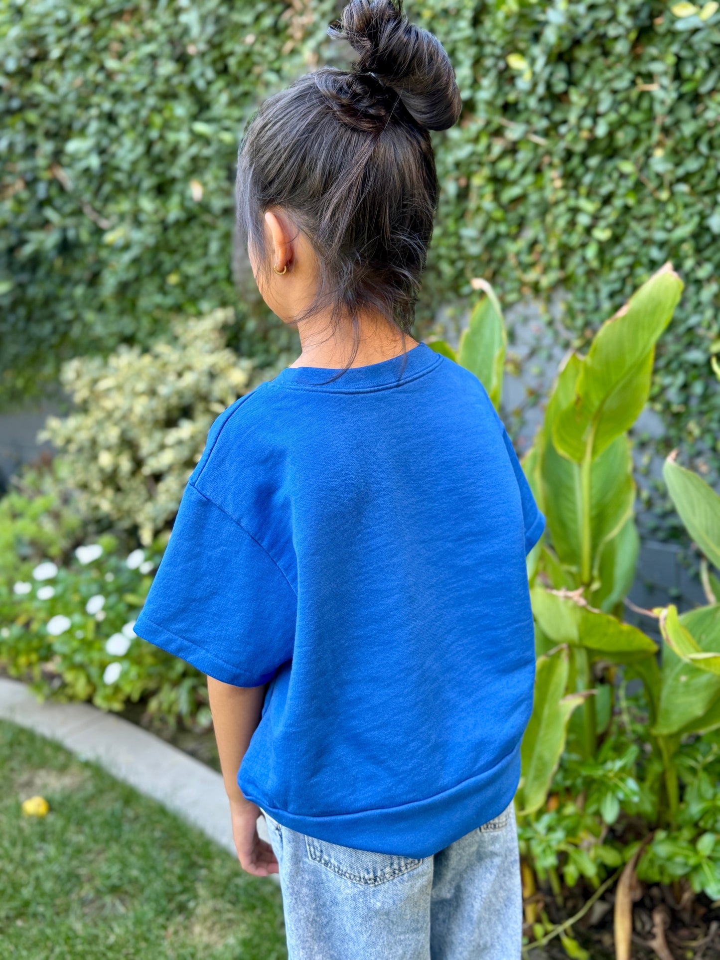 Kids Short Sleeve Sweatshirt