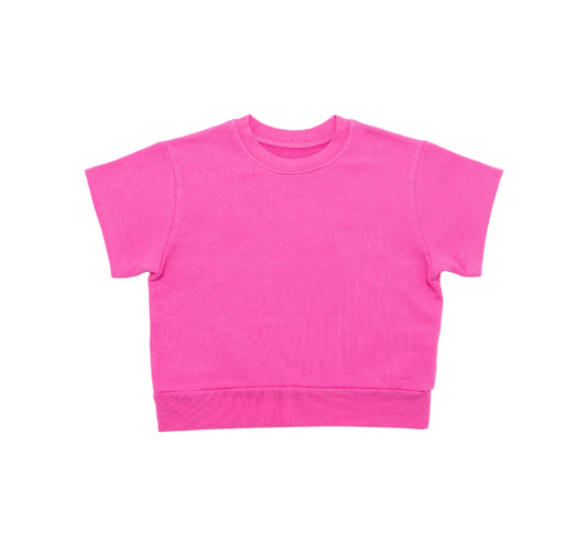 Kids Short Sleeve Sweatshirt