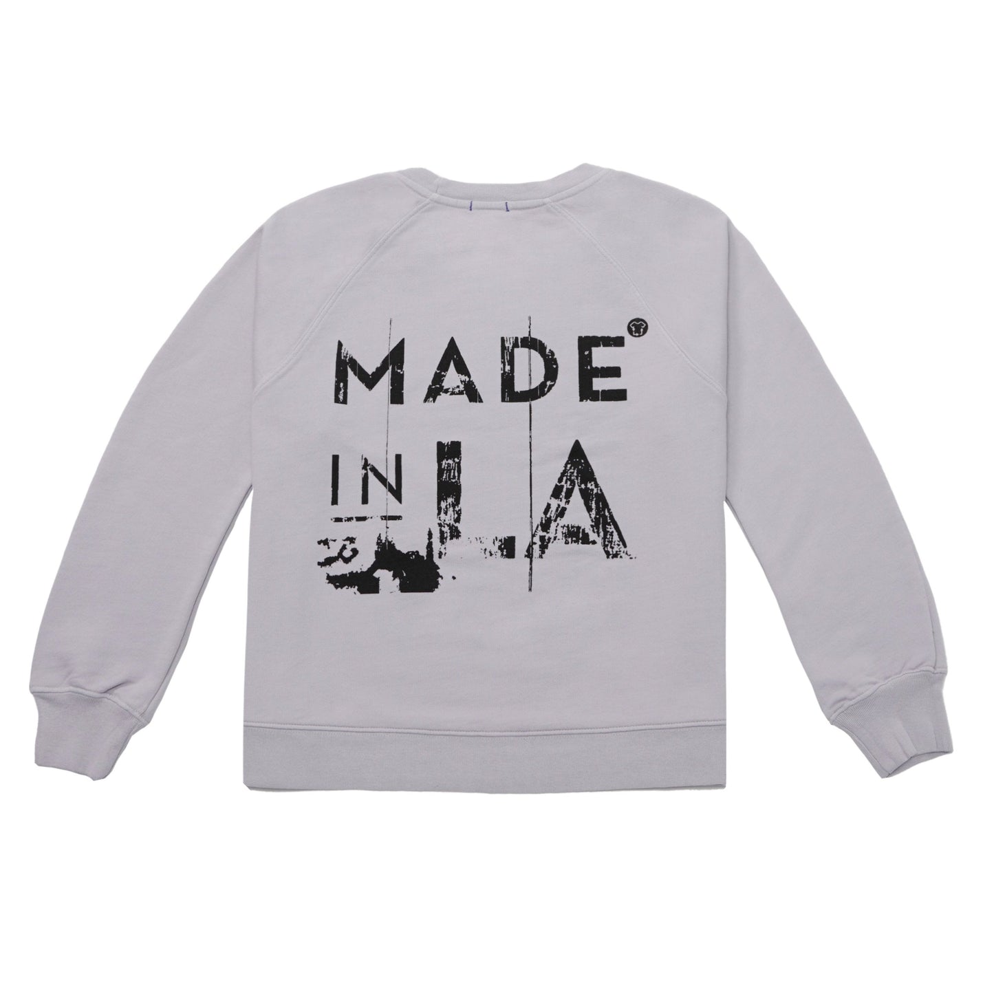 Graphic "Made in LA" Raglan Sweatshirt