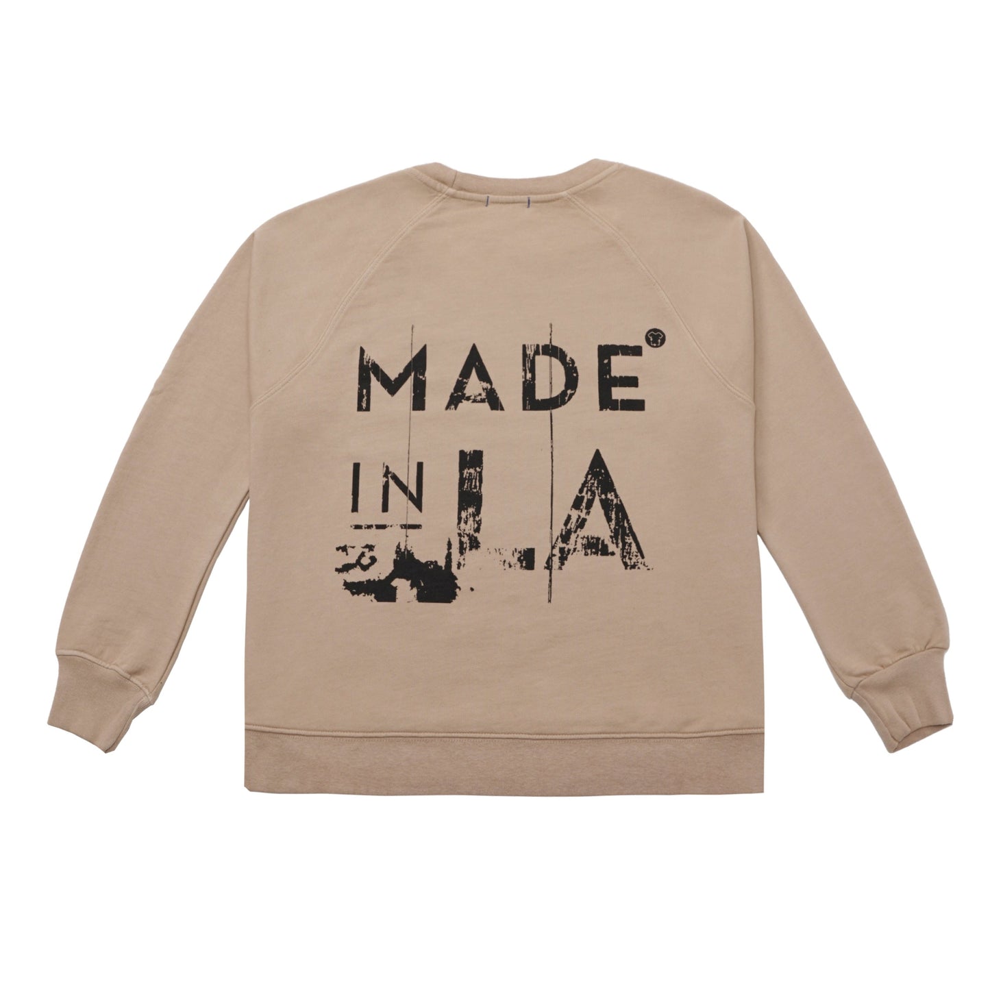 Graphic "Made in LA" Raglan Sweatshirt
