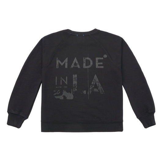 Graphic "Made in LA" Raglan Sweatshirt