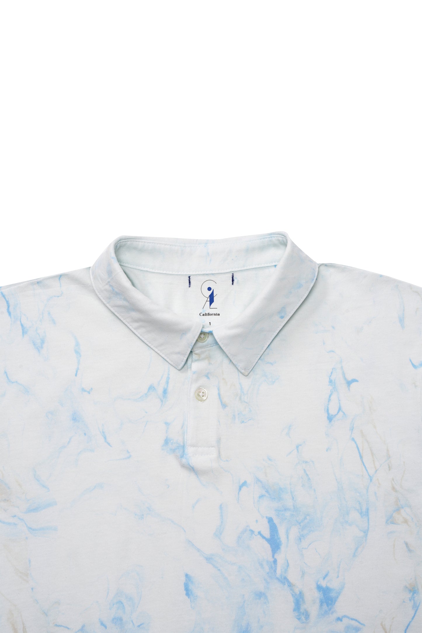 Marble Dye Polo Shirt