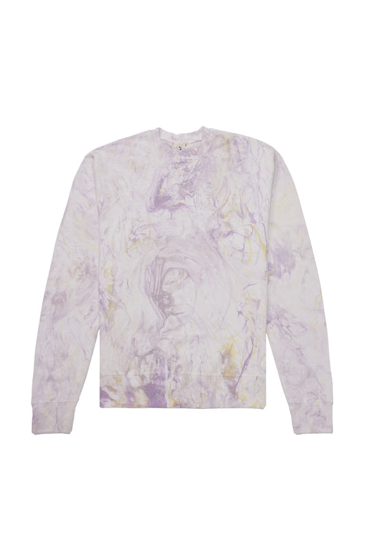 Marble Dye Boxy Sweatshirt