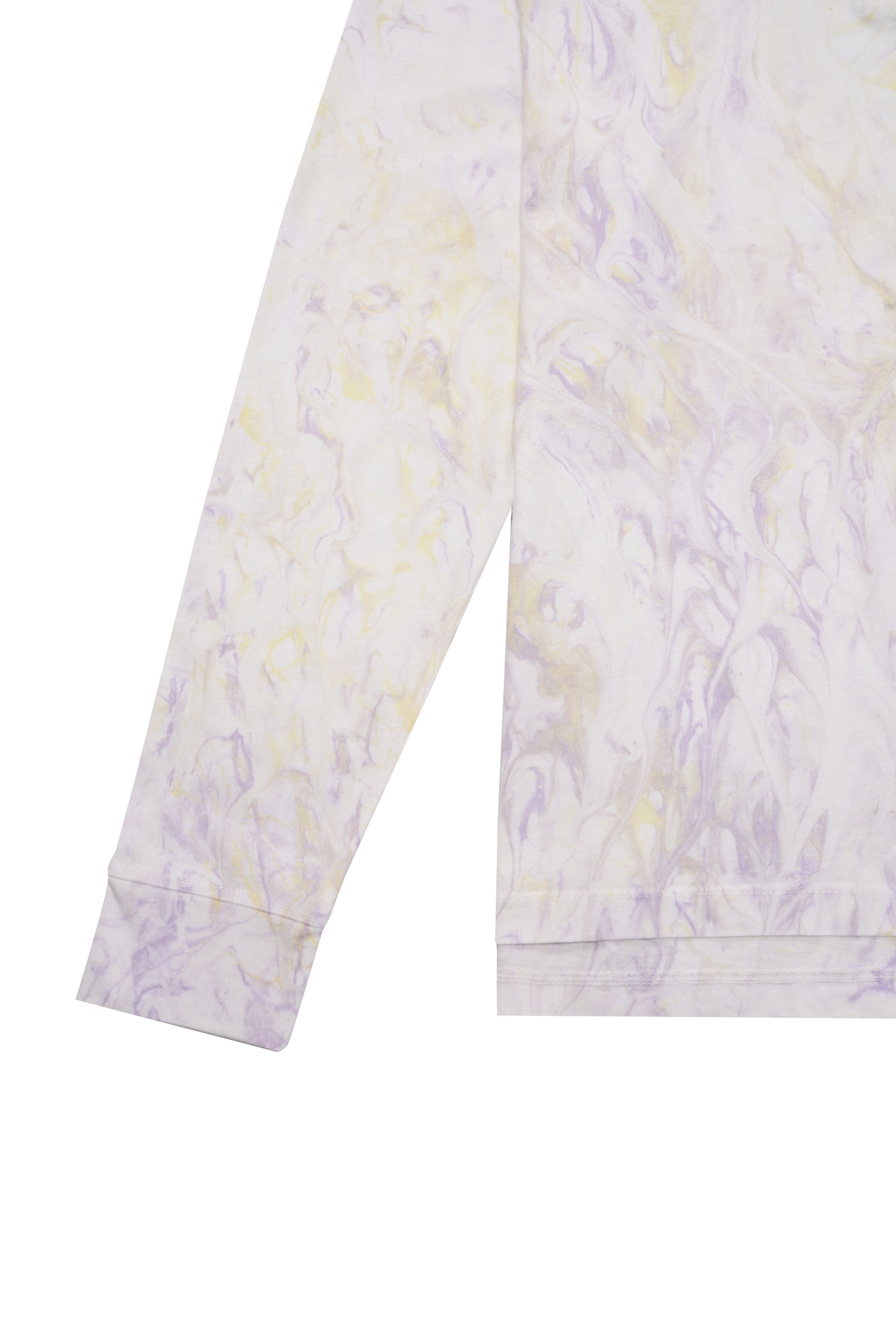 Marble Dye Polo Long Sleeve