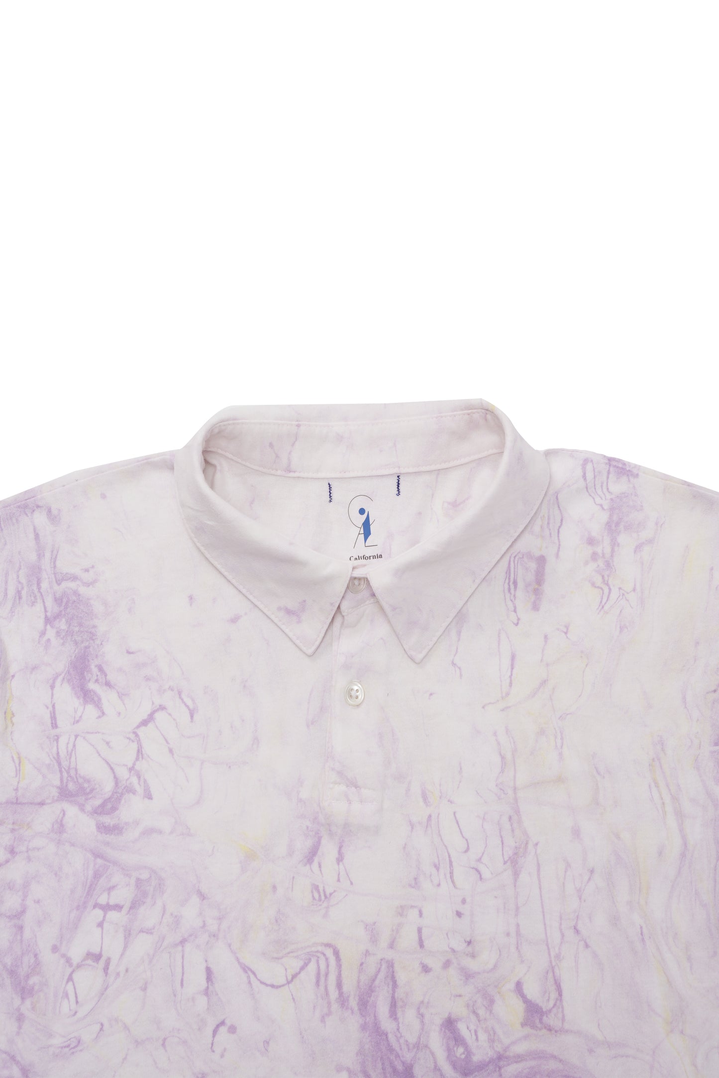Marble Dye Polo Shirt