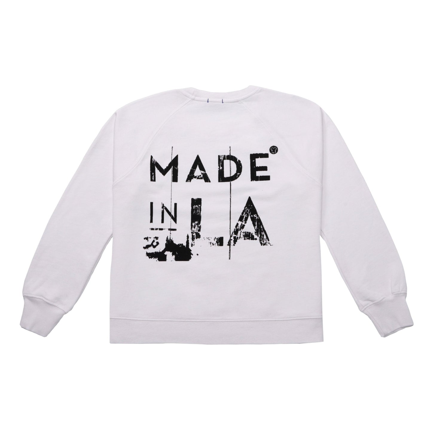 Graphic "Made in LA" Raglan Sweatshirt