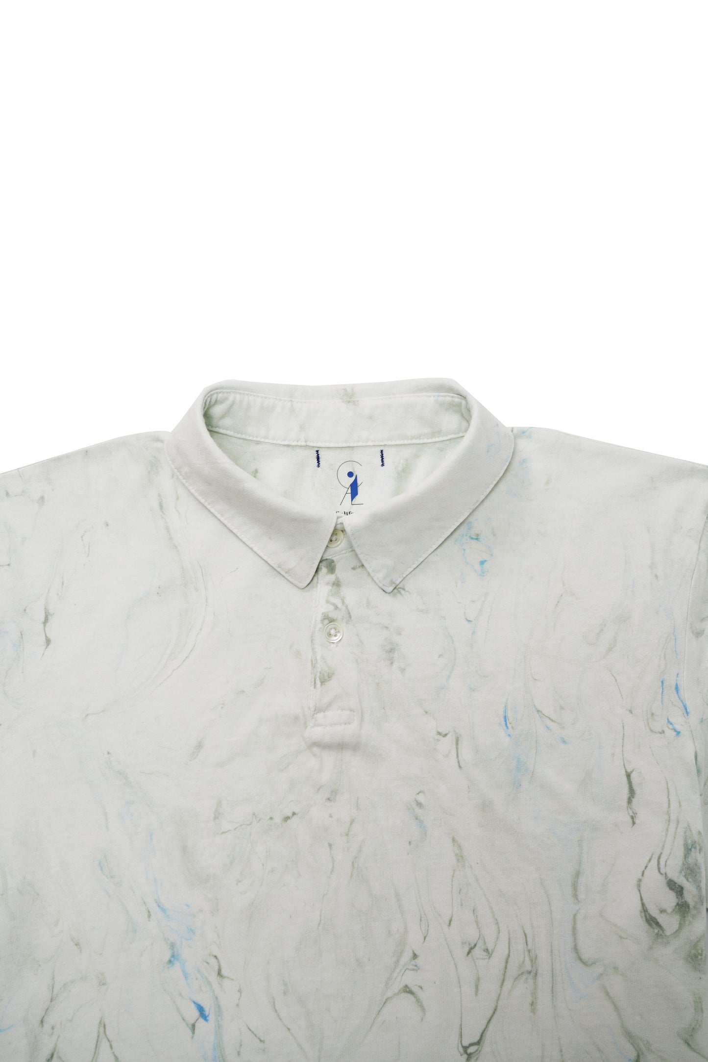 Marble Dye Polo Shirt