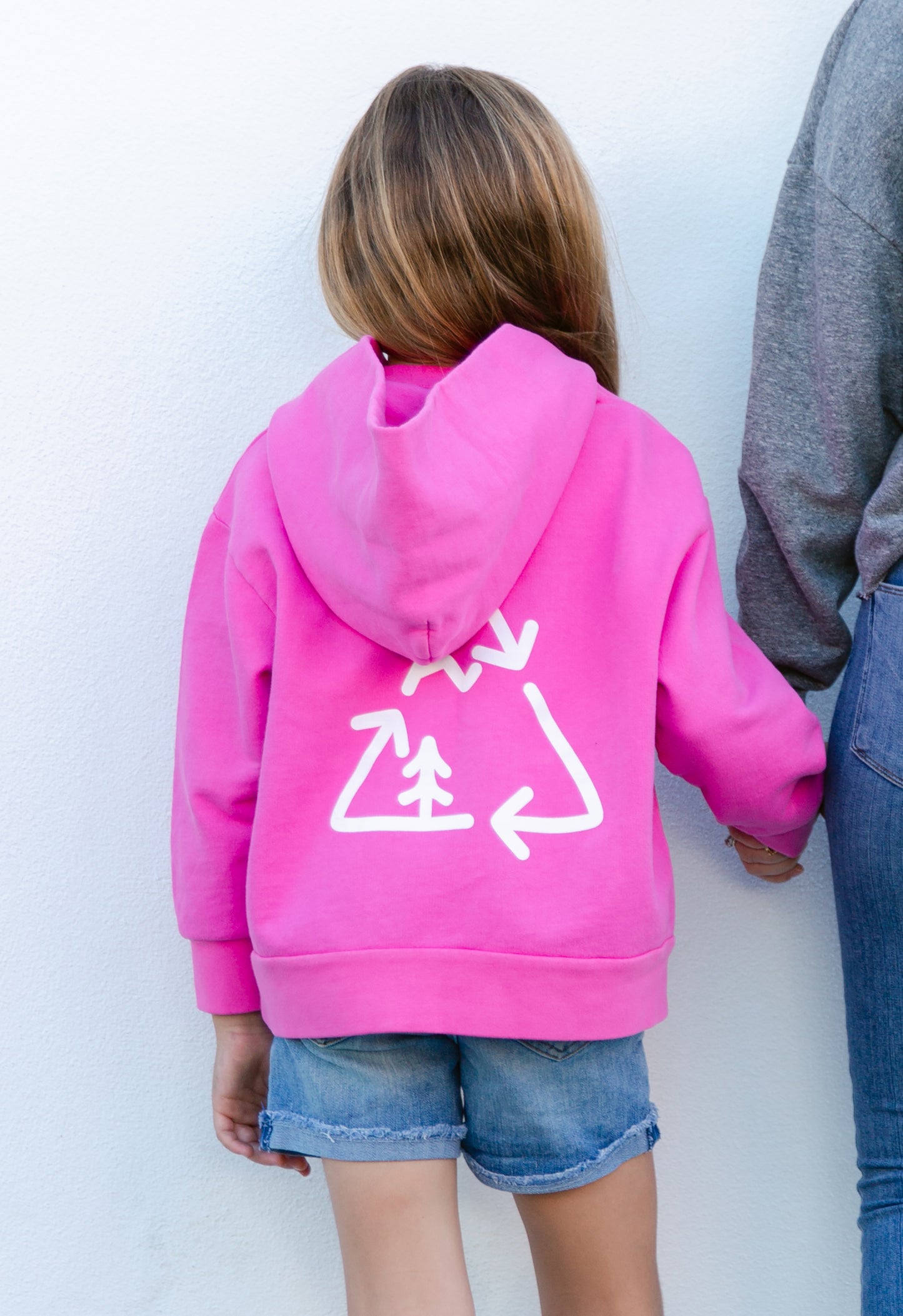 Kids "Recycle" Graphic Hoodie