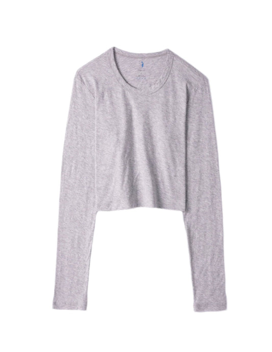 Light Weight Long Sleeve Crop Tee