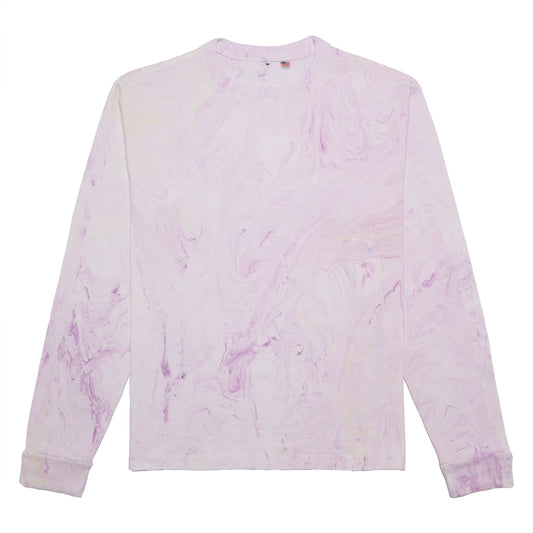 Marble Dye Long Sleeve Tee