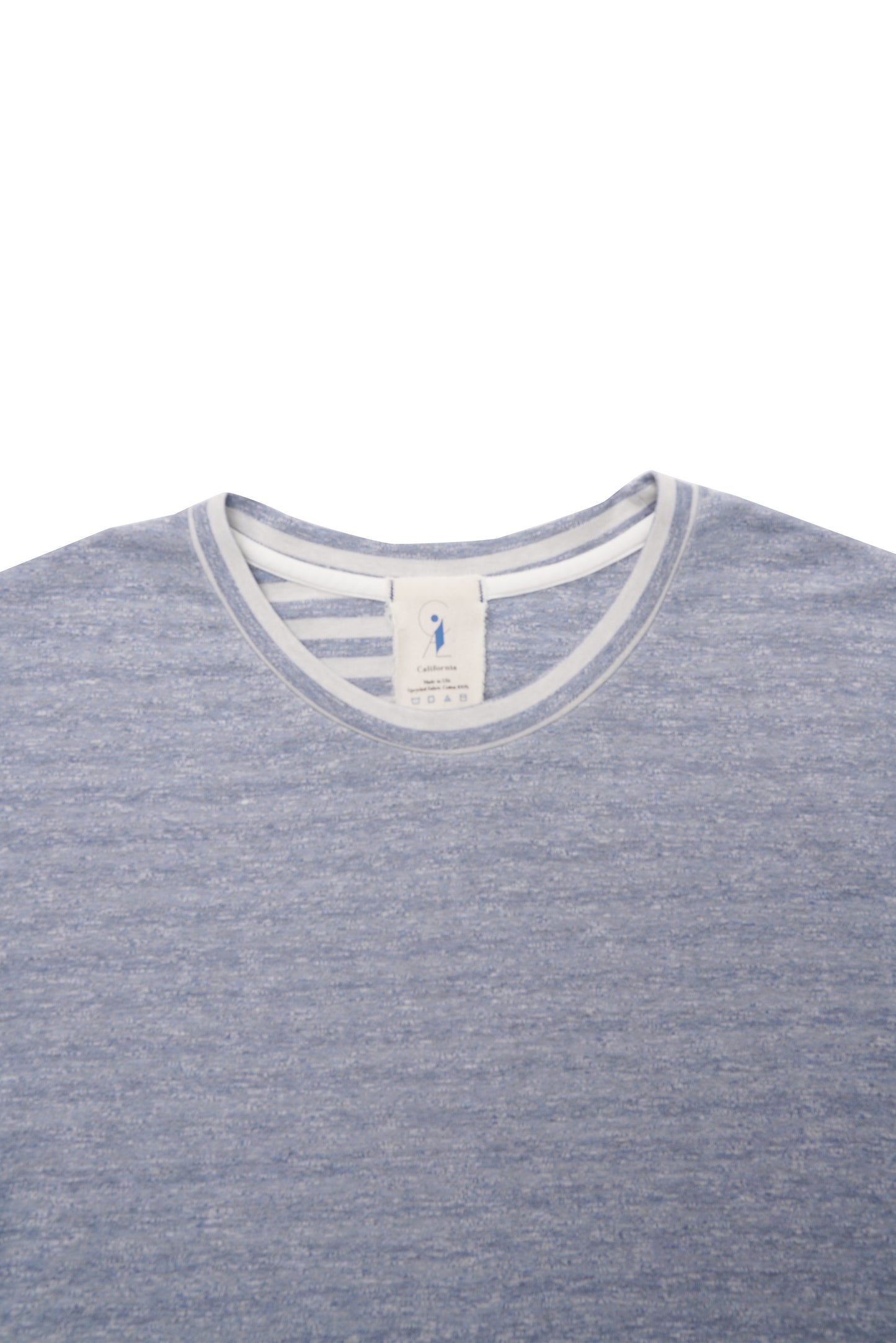 Double Knit Striped Crop Tee
