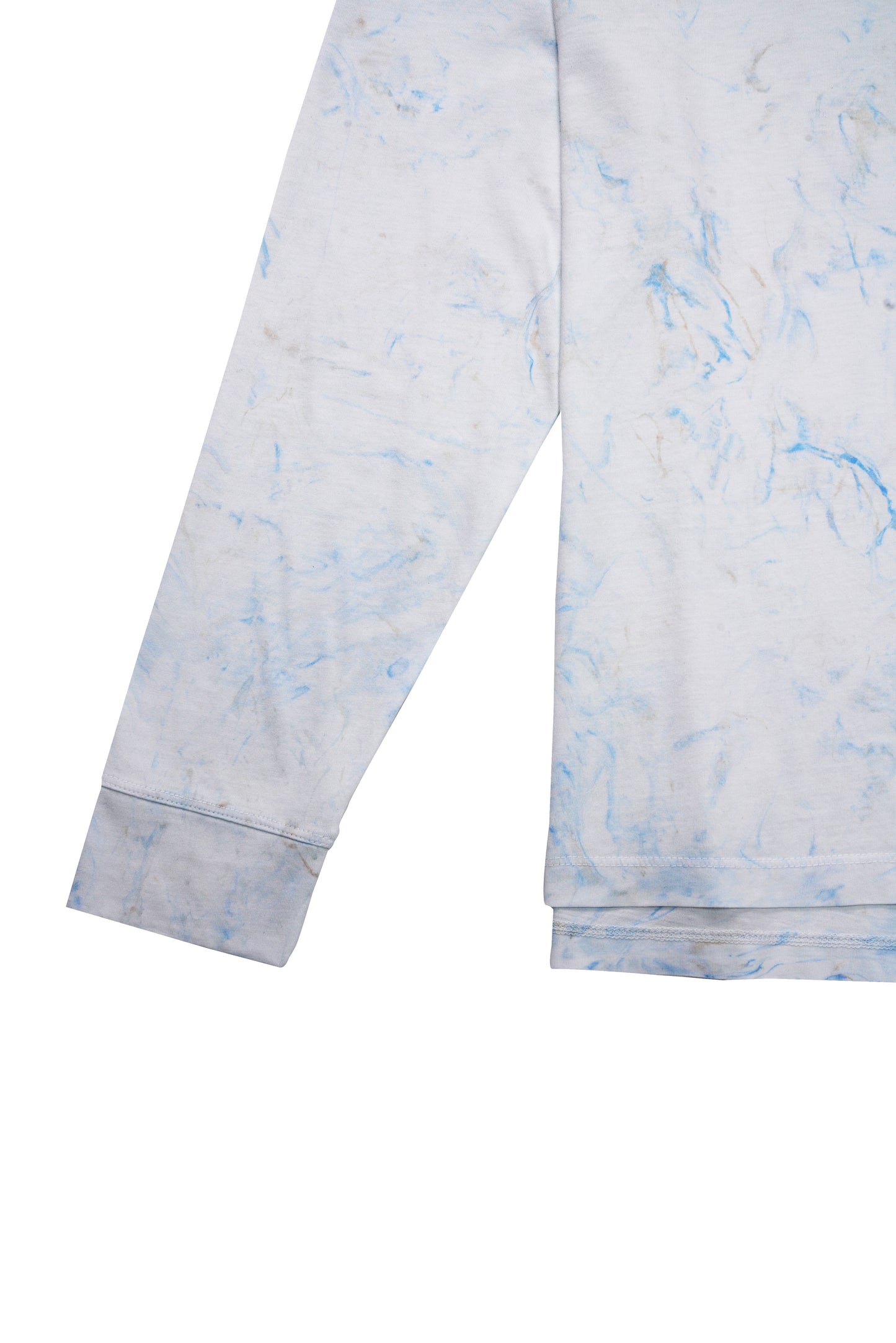Marble Dye Polo Long Sleeve