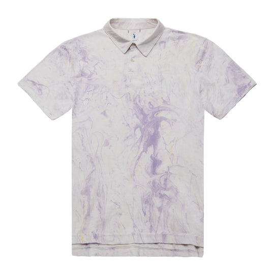 Marble Dye Polo Shirt